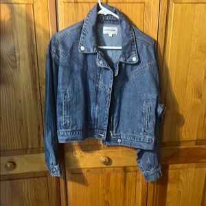Vigoss Blue Jean Jacket Classic Cropped Design